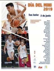 El Día del Mini Basket 2019 en polideportivo de San Javier