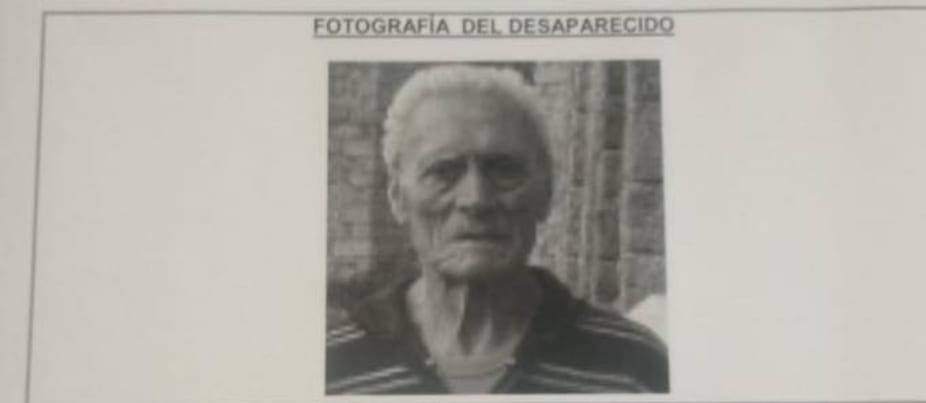 La Guardia Civil pide la colaboración ciudadana en búsqueda de este hombre, desaparecido en Santiago de la Ribera