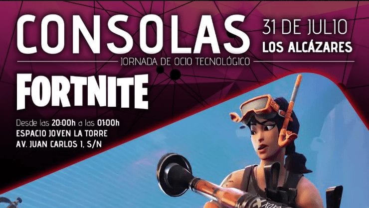 I Campeonato Fornite gratis 31 de julio 2019 en Los Alcázares