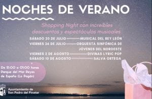 Noches de verano 2019 en Lo Pagán, San Pedro del Pinatar