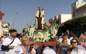 Procesión de la Virgen del Carmen 2019 en Santiago de la Ribera
