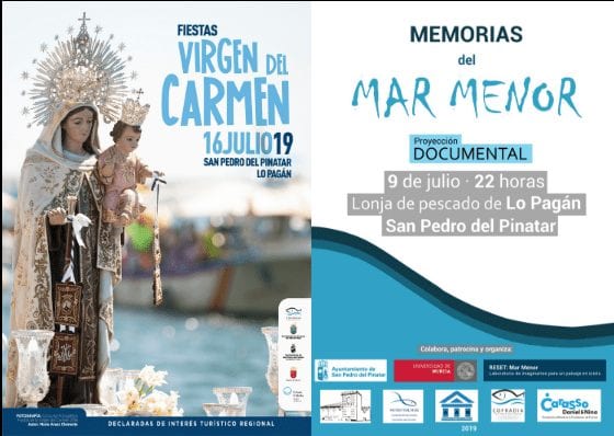 Proyección del documental “Memorias del Mar Menor” en Lo Pagán 9 de julio 2019