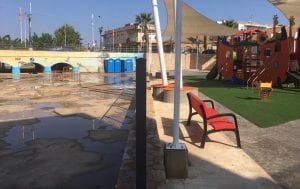 El Ayuntamiento de Los Alcázares denuncia el estado del tanque de tormentas construido por la CARM en 2016