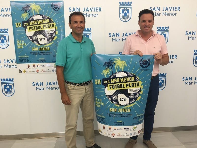 El alcalde de Los Alcázares cancela el  XII Campeonato de Fútbol Playa Mar Menor 2019 «al no existir un contrato legal», se jugará en San Javier