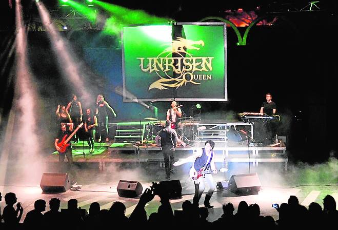 Unrisen Queen en concierto en San Javier