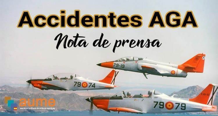 AUME solicita transparencia para que se esclarezcan los accidentes del Ejército del Aire
