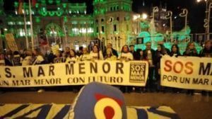 La Plataforma SOS Mar Menor en la manifestación de la Cumbre del Clima en Madrid
