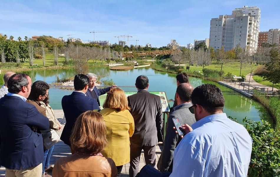 El Ayuntamiento de San Javier estudia la posibilidad de construir de un parque urbano inundable en el Peri de Telefónica