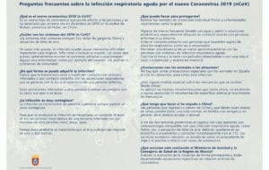 Posible caso de coronavirus en San Javier 24 de febrero 2020