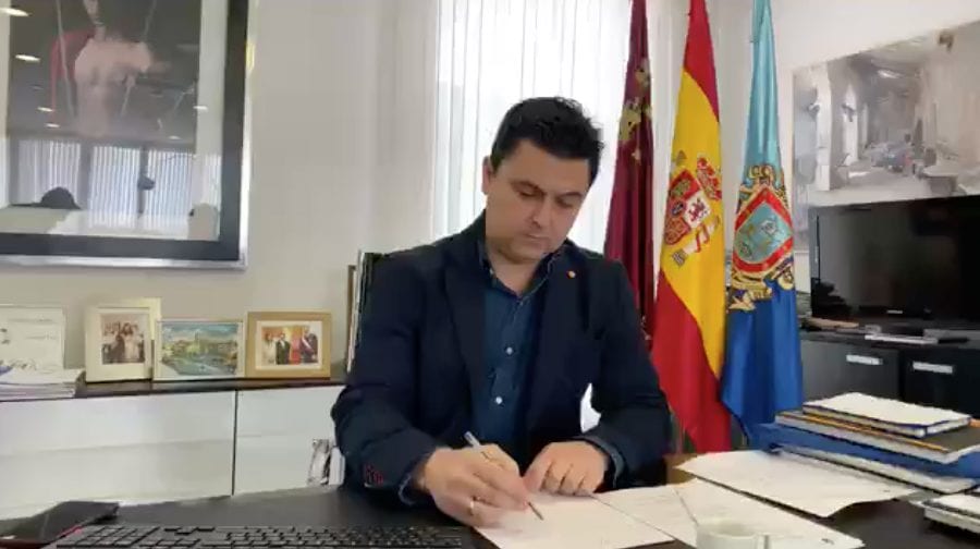 José Miguel Luengo, Alcalde de San Javier video informe COVID-19 23 de marzo 2020