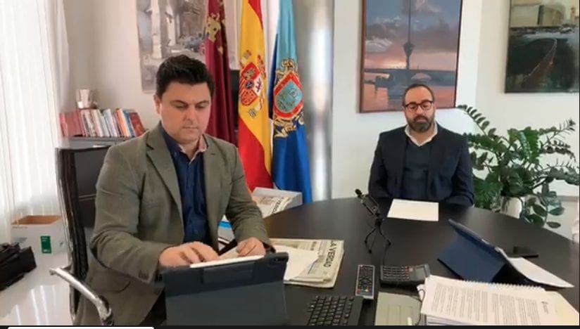 José Miguel Luengo, alcalde de San Javier toma medidas extremas ante la situación sanitaria 26 de marzo 2020