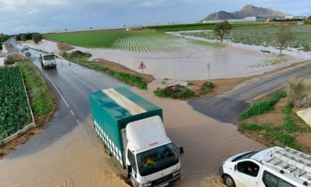 Alertas por  las lluvias en San Javier