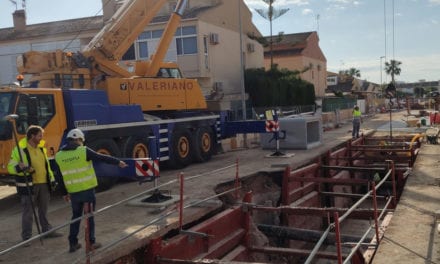 El ayuntamiento de Los Alcázares continua las obras de reparación de los colectores pluviales