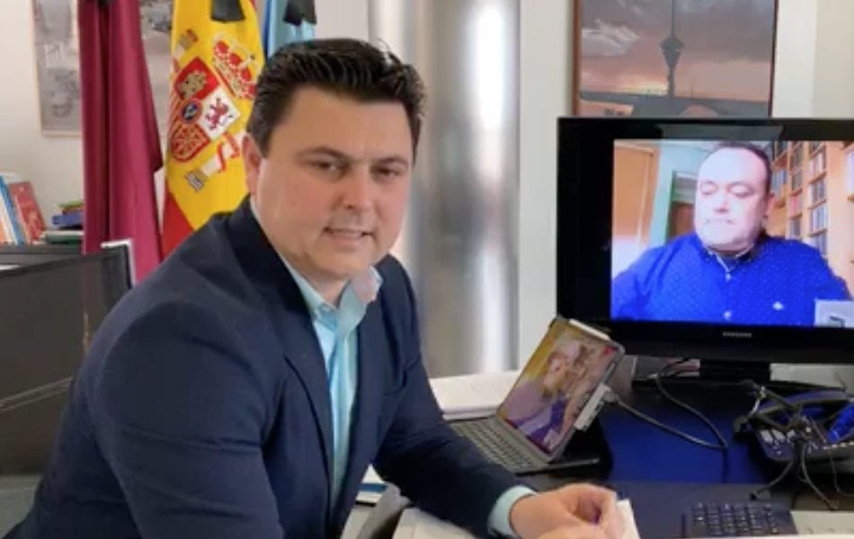 José Miguel Luengo, alcalde de San Javier informe COVID-19 7 de abril 2020