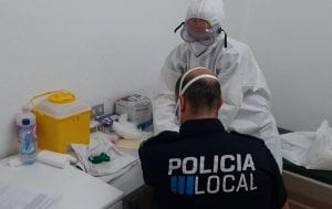 Tests rapidos coronavirus a los trabajadores esenciales del Ayuntamiento de San Javier