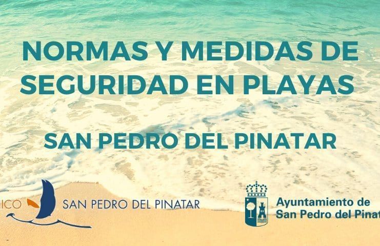 Normas y medidas de seguridad en las playas de San Pedro del Pinatar verano 2020