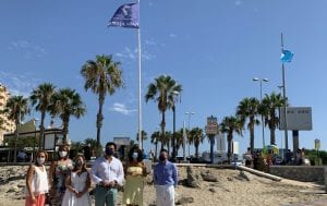 La bandera de Turismo Seguro en las playas de San Javier y San Pedro del Pinatar