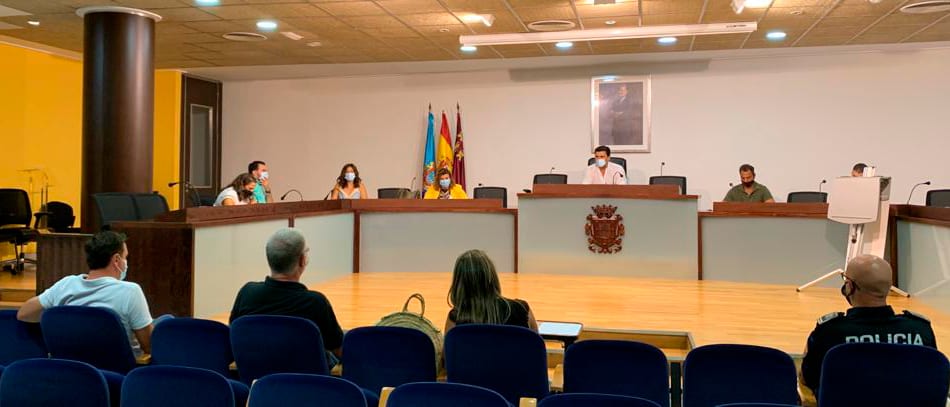 Reunión del comité de seguimiento COVID-19 en San Javier