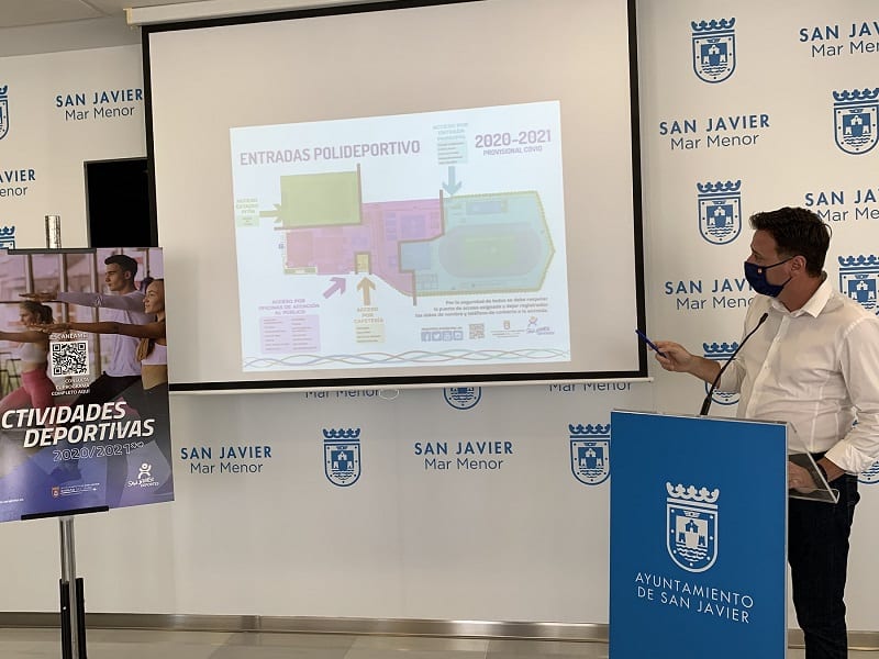 El Polideportivo municipal de San Javier retoma la actividad y anuncia su campaña 2020-2021