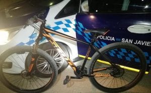 La Policía Local detiene a dos personas por robar bicicletas de alta gama en San Javier