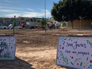 Se plantan 60 nuevos árboles en San Javier