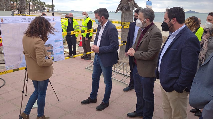 Comienzan las obras de reparación de colectores de saneamiento  en Los Alcázares para evitar posibles vertidos al Mar Menor
