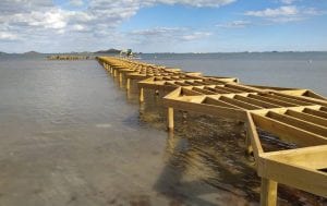 Los nuevos balnearios del Mar Menor estarán acabados para Semana Santa 2021