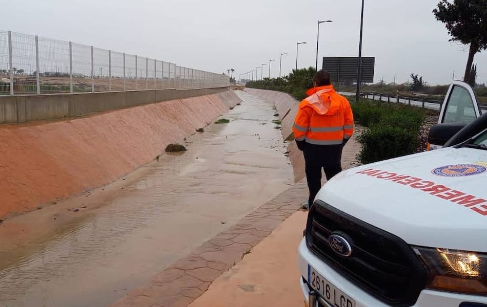 La lluvia barre la Región de Murcia