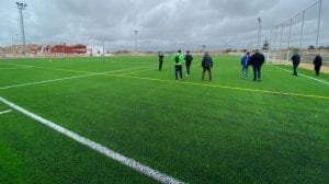 Inauguración del campo de fútbol de la Facultad de Ciencias del Deporte en San Javier