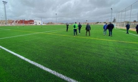 Inauguración del campo de fútbol de la Facultad de Ciencias del Deporte en San Javier