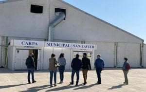 Campaña vacunación masiva COVID-19 en El recinto ferial de San Javier