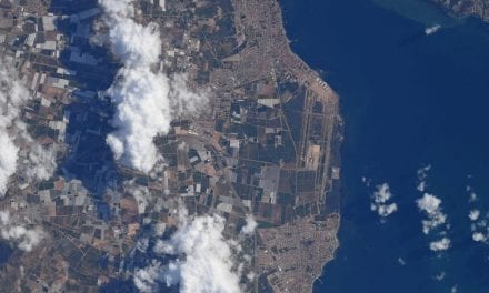 Foto de Mar Menor desde el espacio