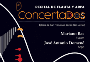 Concierto de flauta y arpa en la iglesia de San Francisco Javier sábado 26 de junio 2021