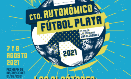 Campeonato Autonómico de fútbol playa en Los Alcázares, 7 y 8 de agosto 2021