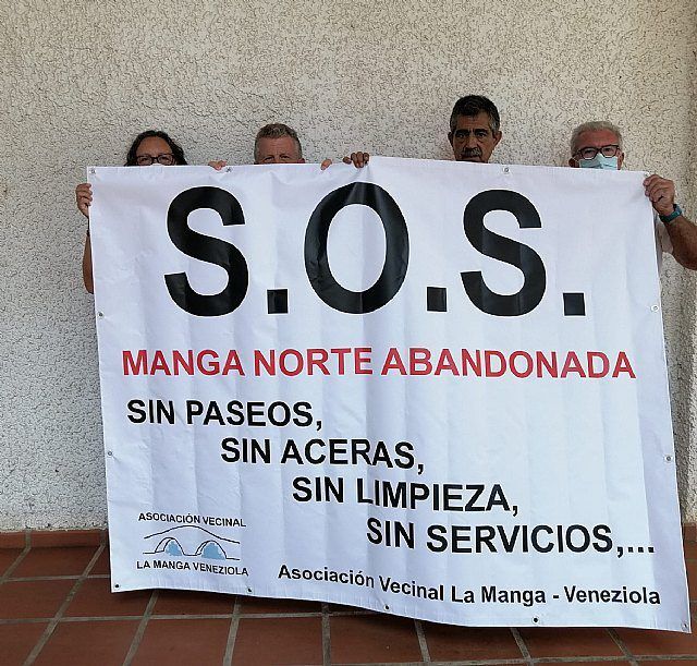Vecinos de la zona norte de La Manga del Mar Menor reclaman soluciones