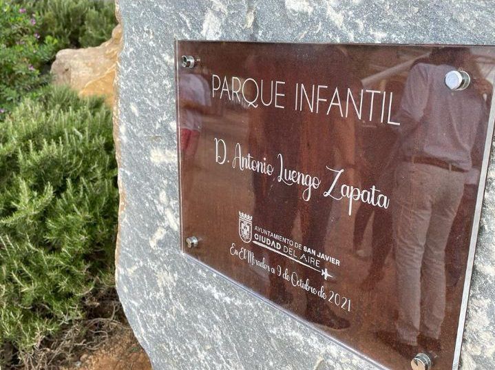 El PSOE de San Javier critica que José Miguel Luengo premie a Antonio Luengo con un parque cuando la Región pide su dimisión