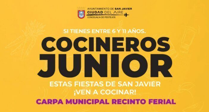 Cocineros Junior en San Javier, sábado 4 de diciembre 2021