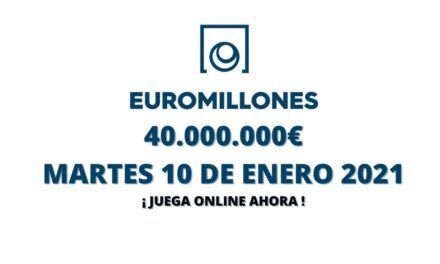 Euromillones online jugar al bote de hoy martes 11 de enero 2022