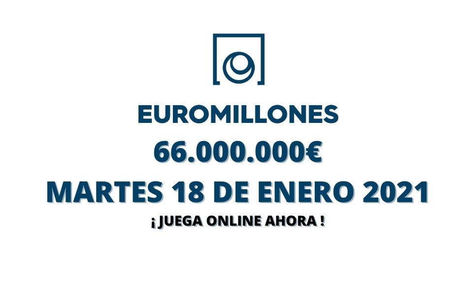 Jugar Euromillones online hoy martes 18 de enero 2022