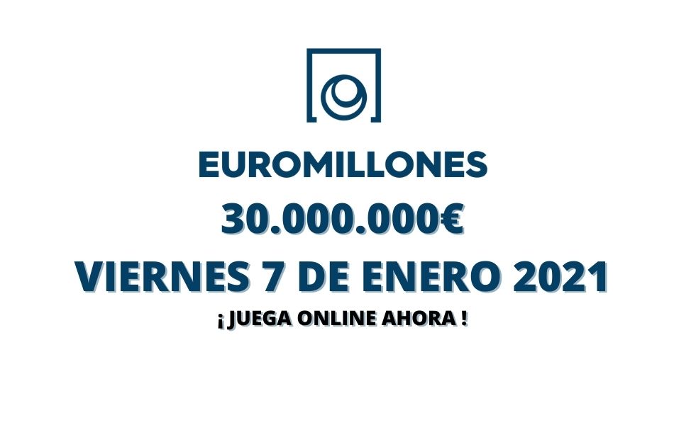 Jugar Euromillones online hoy, bote viernes 7 de enero 2022