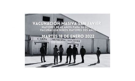 Vacunación Covid-19 San Javier, martes 18 de enero 2022