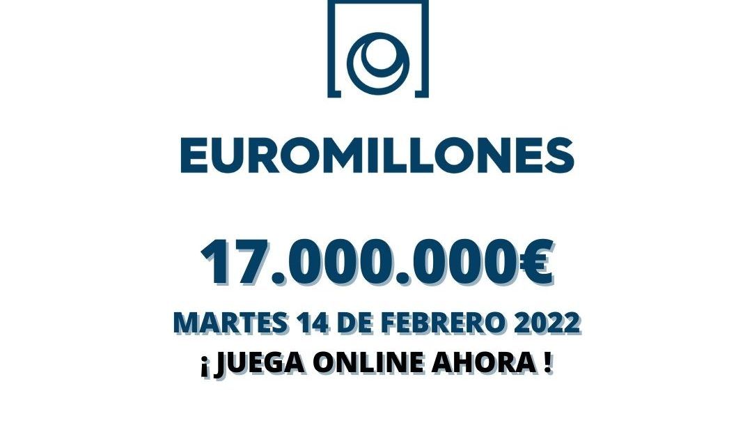 Jugar Euromillones online hoy martes 15 de febrero 2022