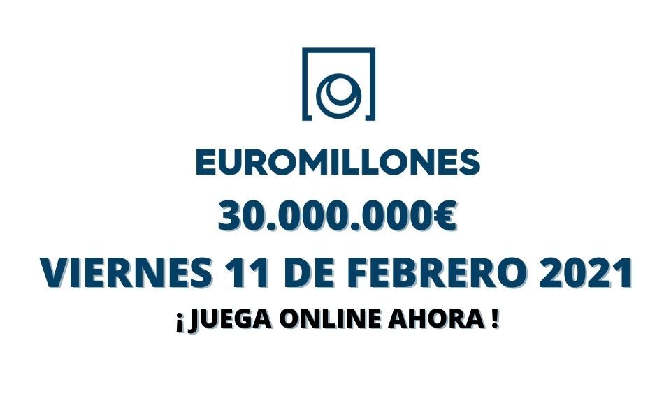 Jugar Euromillones online hoy viernes 11 de febrero 2022