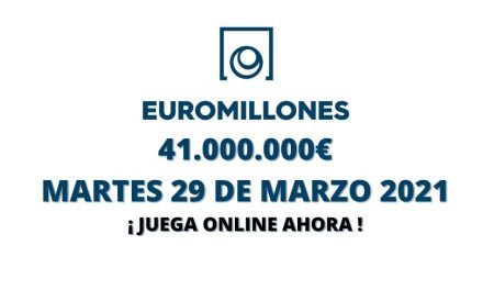 Jugar Euromillones online martes 29 de marzo 2022
