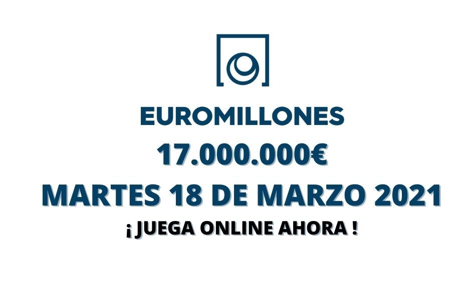 Jugar Euromillones online martes 22 de marzo 2022