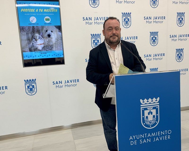 Nueva campaña “Protege a tu mascota” en San Javier