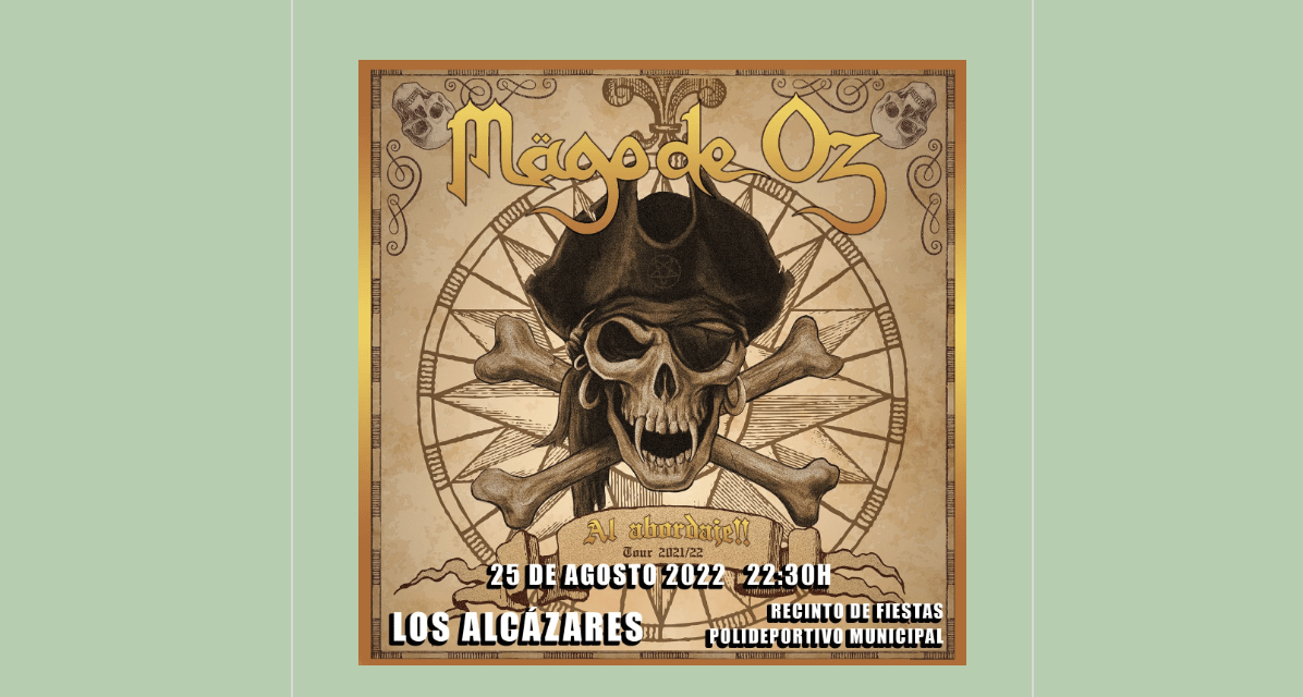 Concierto Mago de Oz Los Alcázares 25 de agosto 2022