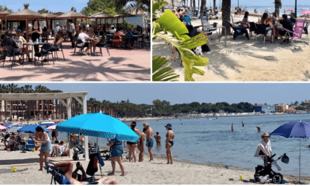 Turismo Mar Menor, el verano se adelanta un mes en las playas