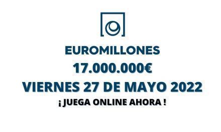 Jugar Euromillones online, viernes 27 de mayo 2022
