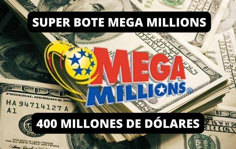 Jugar Mega Millions online, bote de 400 millones de dólares